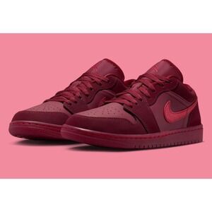 Nike Air Jordan 1 Low SE AJ 1 Valentine's Day Sierra Red IB7012-600 Womens 10.5